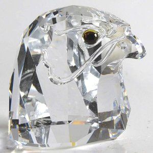 Swarovski Crystal Figurine, Falcon Head, Small NEW